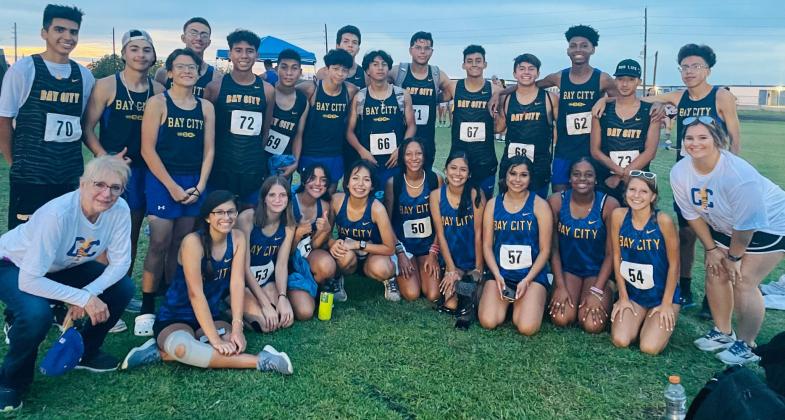 BCISD photo Bay City Cross Country Team: Begins season against 16-team competition.