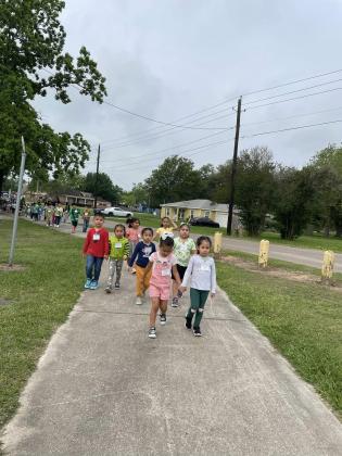 Contributed photo Cherry Elementary School’s evacuation drill last week was deemed a success